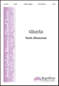 Gloria SSAA choral sheet music cover